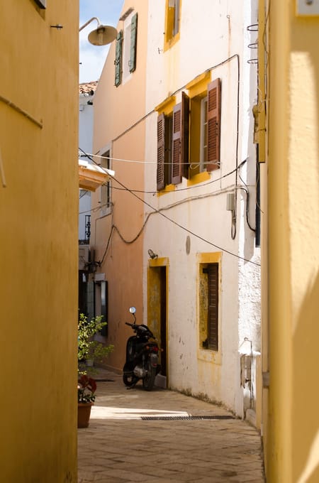 Back streets of Paxos